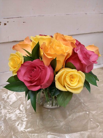 Color Bowl of Roses