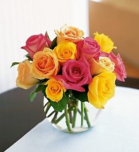 Color Bowl of Roses