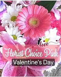 Pretty Pink Valentine Arrangement