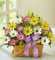 Baby flower basket
