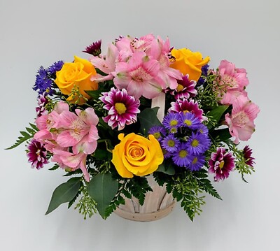 Baby flower basket