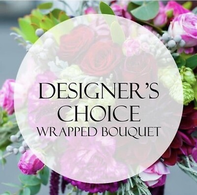 Designers Choice Wrapped Bouquet