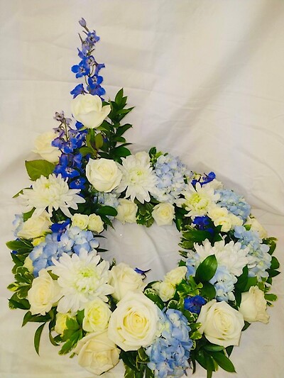 Blue and White Urn Piece